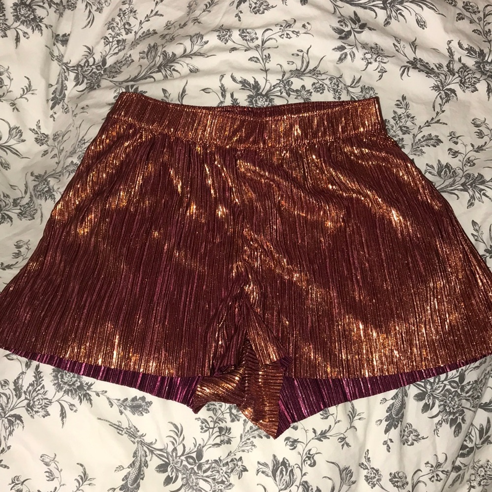 Metallic shorts
